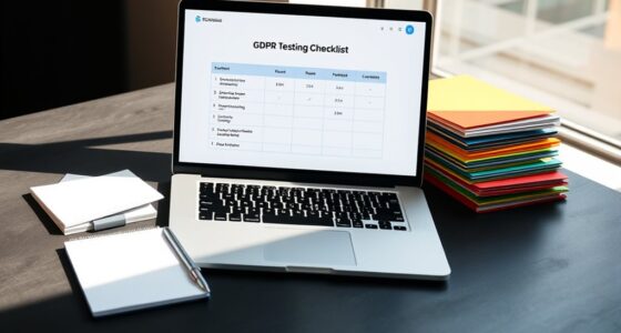 gdpr compliance testing checklist