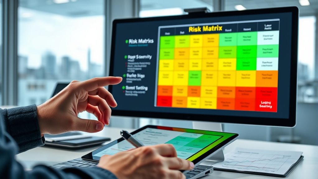 prioritize risks with matrices