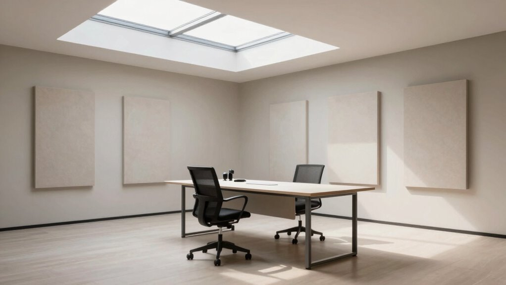 calm ergonomic clutter free workspace