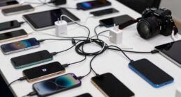 device charging and organization