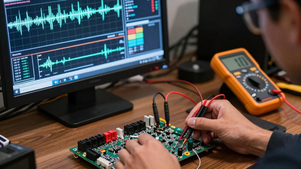 diagnosing hardware testing issues
