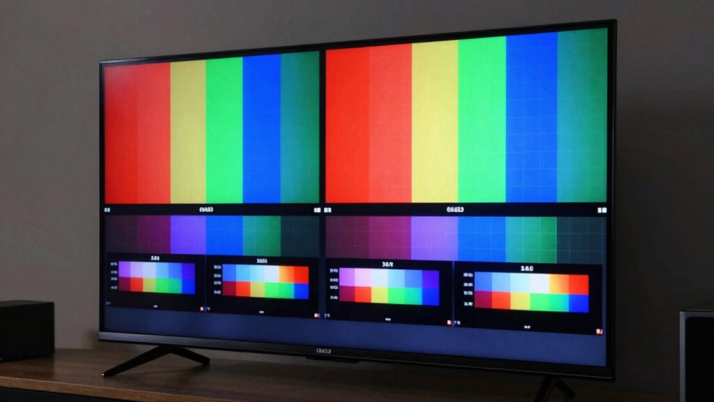inconsistent display standards