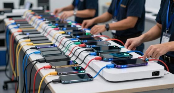 large scale device charging