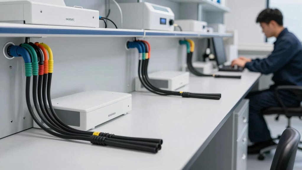 maintain organized wireless lab