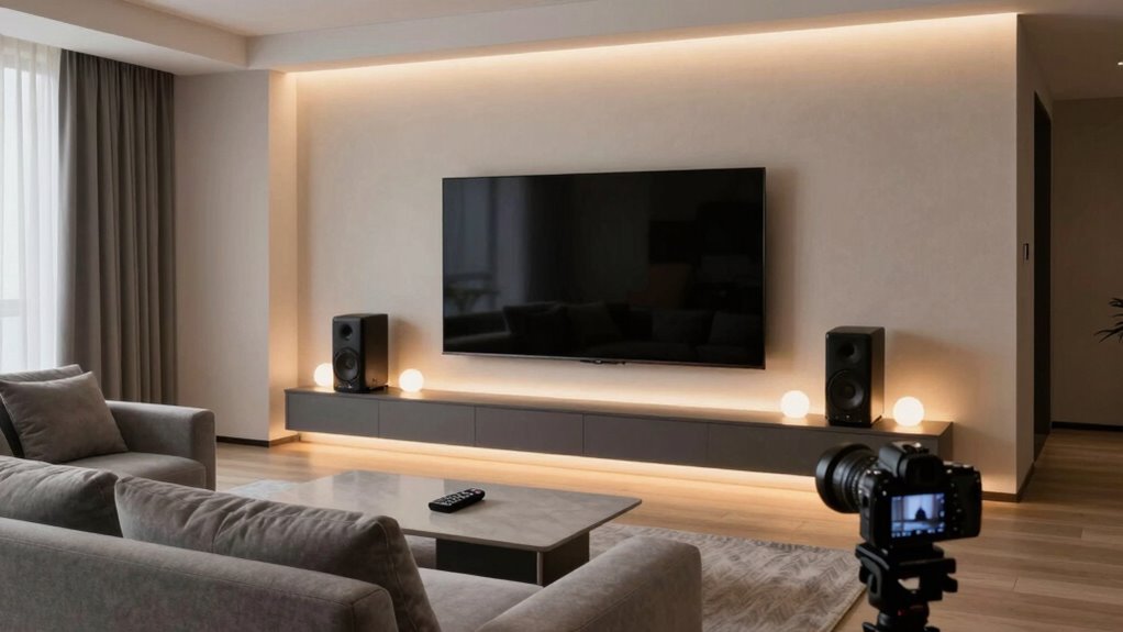 optimal lighting and sound