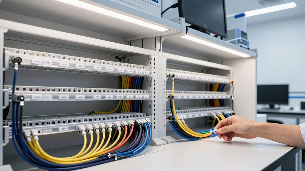 safe efficient cable organization