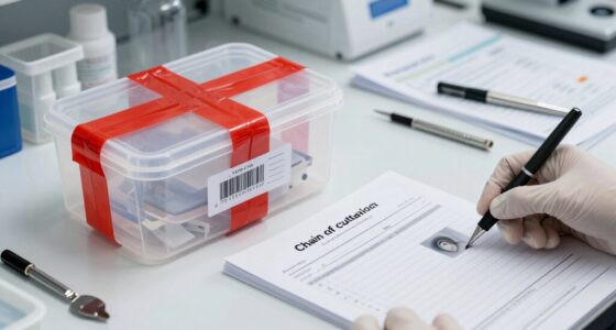 secure evidence handling procedures