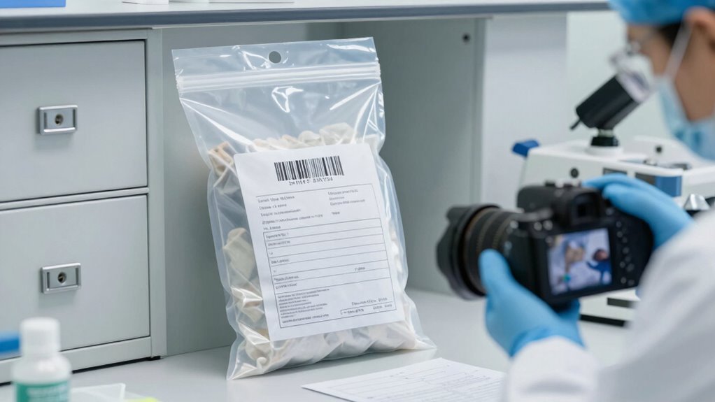 secure evidence with controls