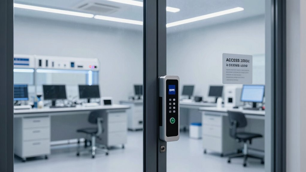 secure organized lab environment