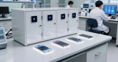 secure phones in labs