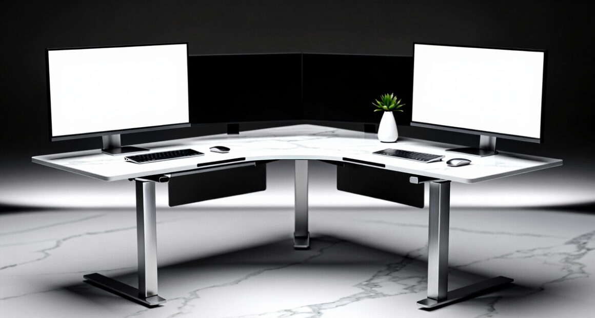 6 Best Corner Standing Desk For Dual Monitors In 2026