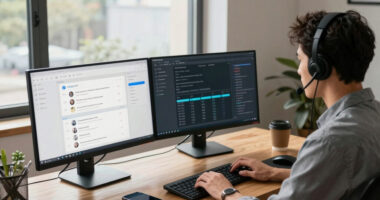 Customer service + BPO. The operational-scale displacement.