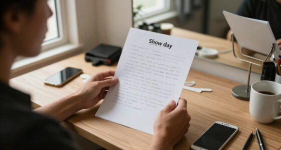 How Solo Performers Can Benefit From One-Page Show-Day Sheets