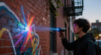 Show HN: Laser Graffiti