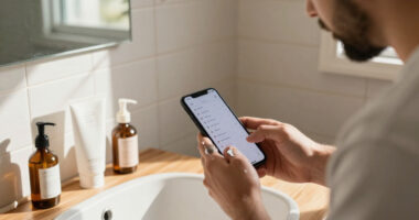 Keep A Record Of Your Skincare Routine With A Men's App